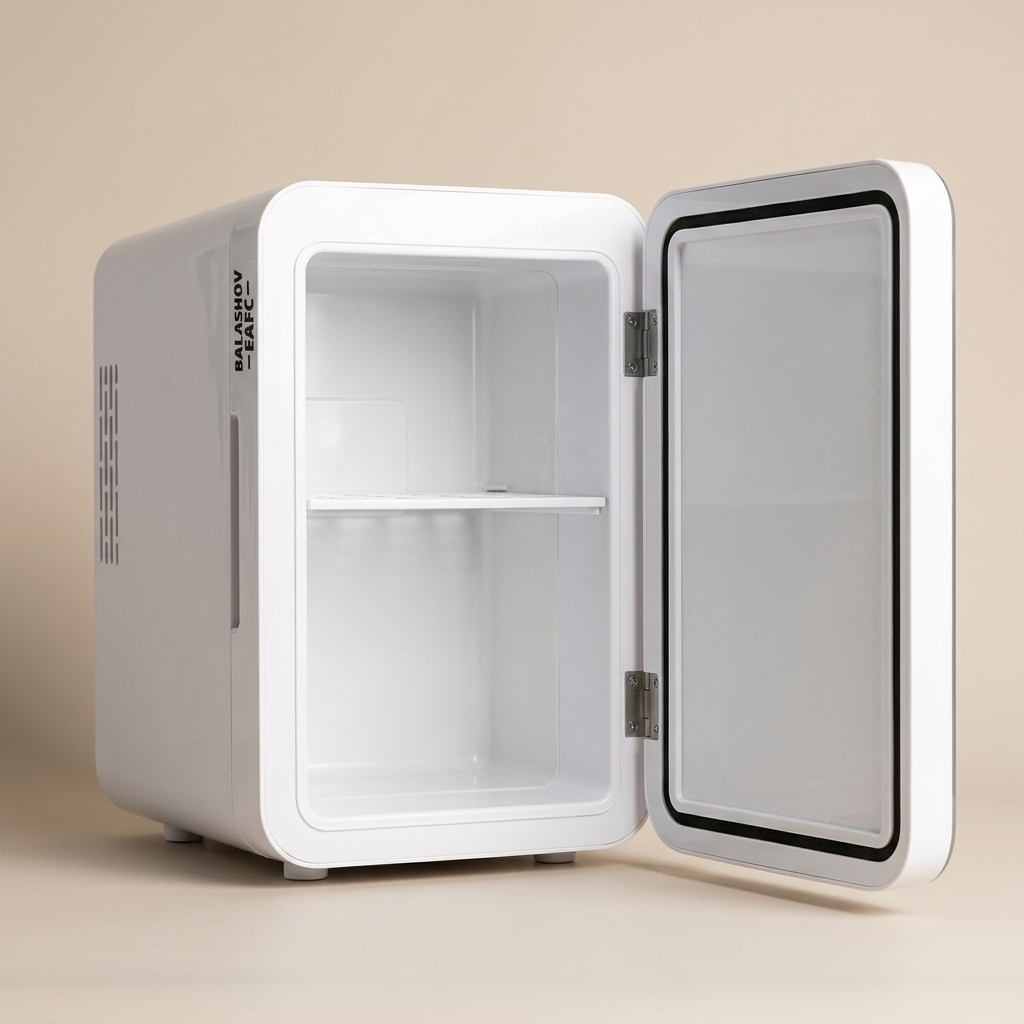 Mini Frigo Skincare 4L avec Miroir LED - vue trois-quarts